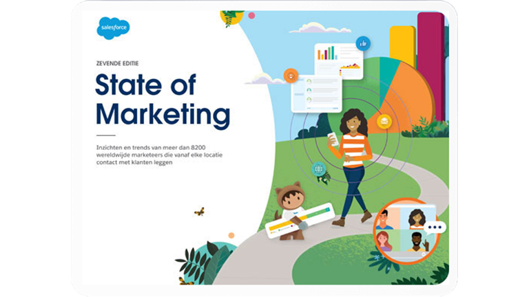 Download trends in her State of Marketing report
